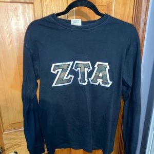 Zeta Tau Alpha stitch letters